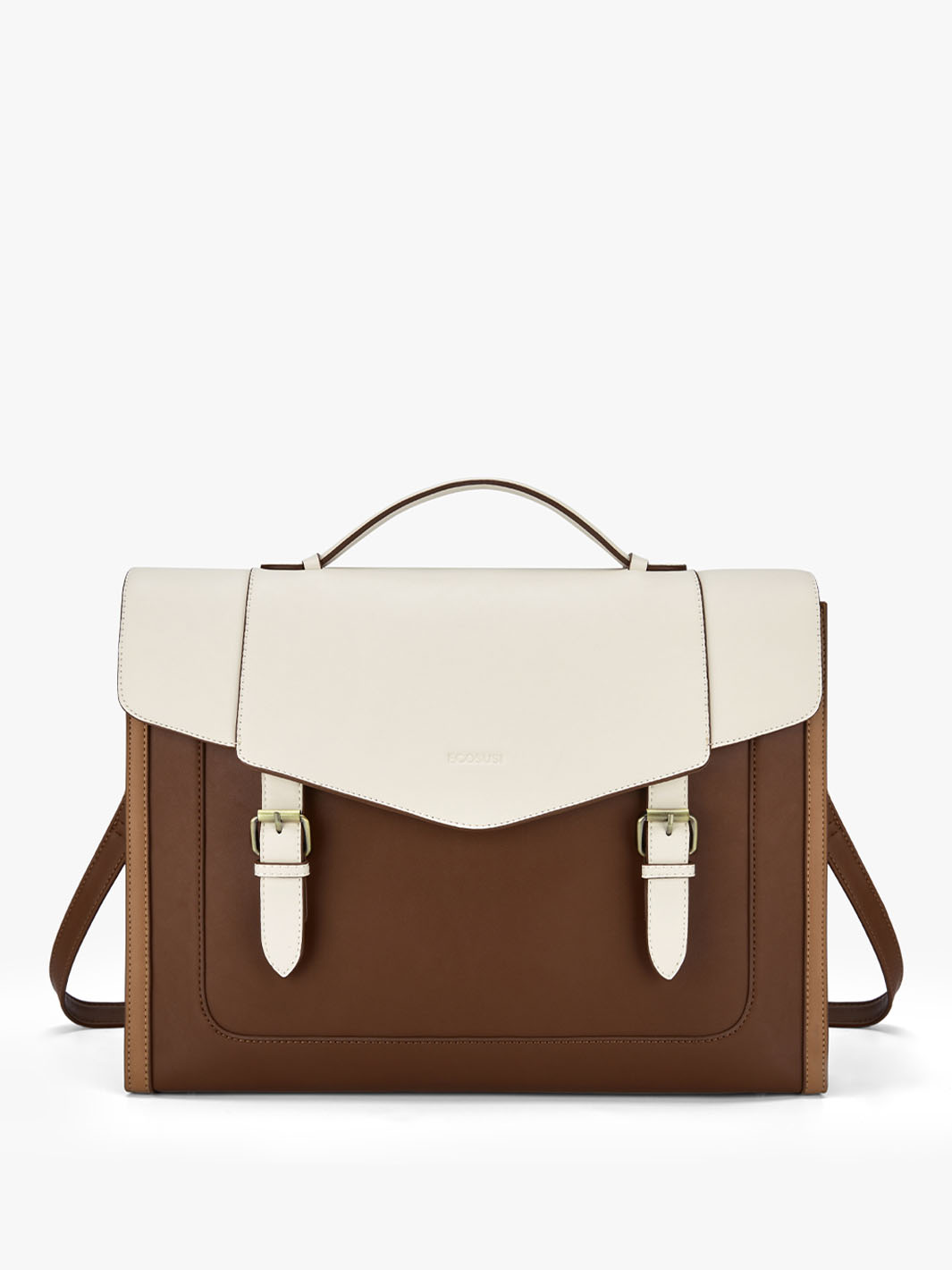 Julie Vintage Vegan Briefcase
